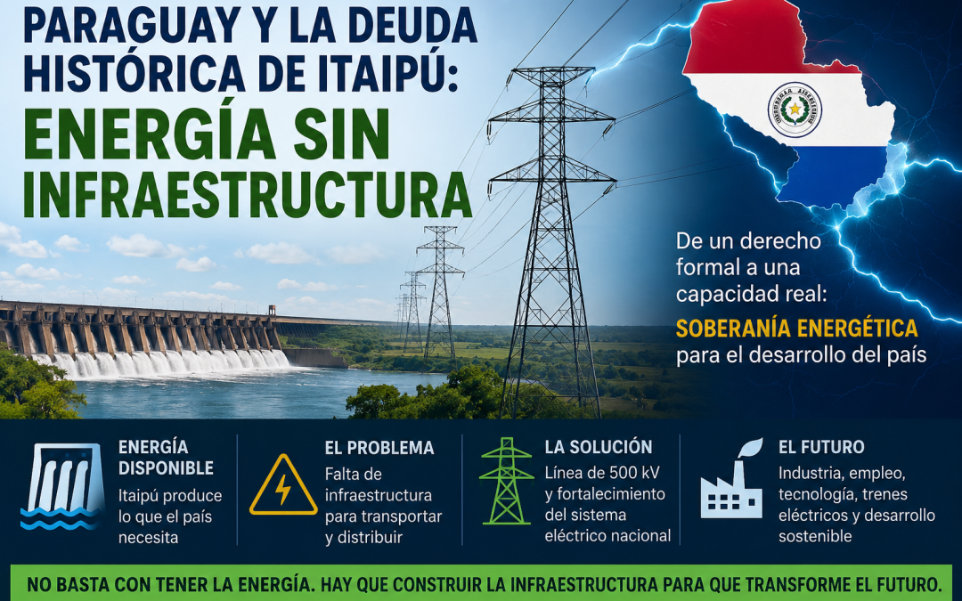 PARAGUAY Y LA DEUDA HISTÓRICA DE ITAIPÚ: ENERGÍA SIN INFRAESTRUCTURA