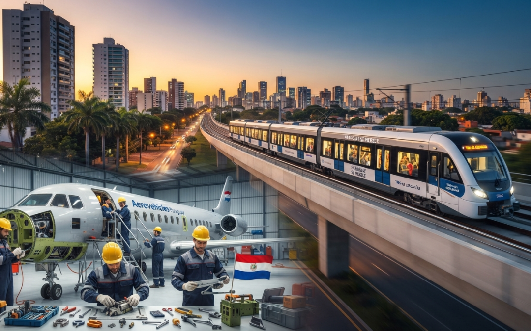 De la Aviación de Última Generación al Tren Eléctrico: El Paraguay del Futuro que Ya se Está Ensamblando