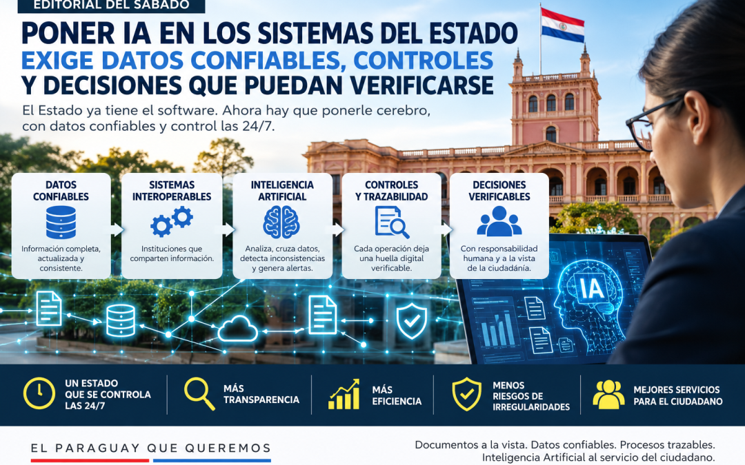 EL ESTADO YA TIENE EL SOFTWARE. AHORA HAY QUE PONERLE CEREBRO, PERO CON DATOS CONFIABLES
