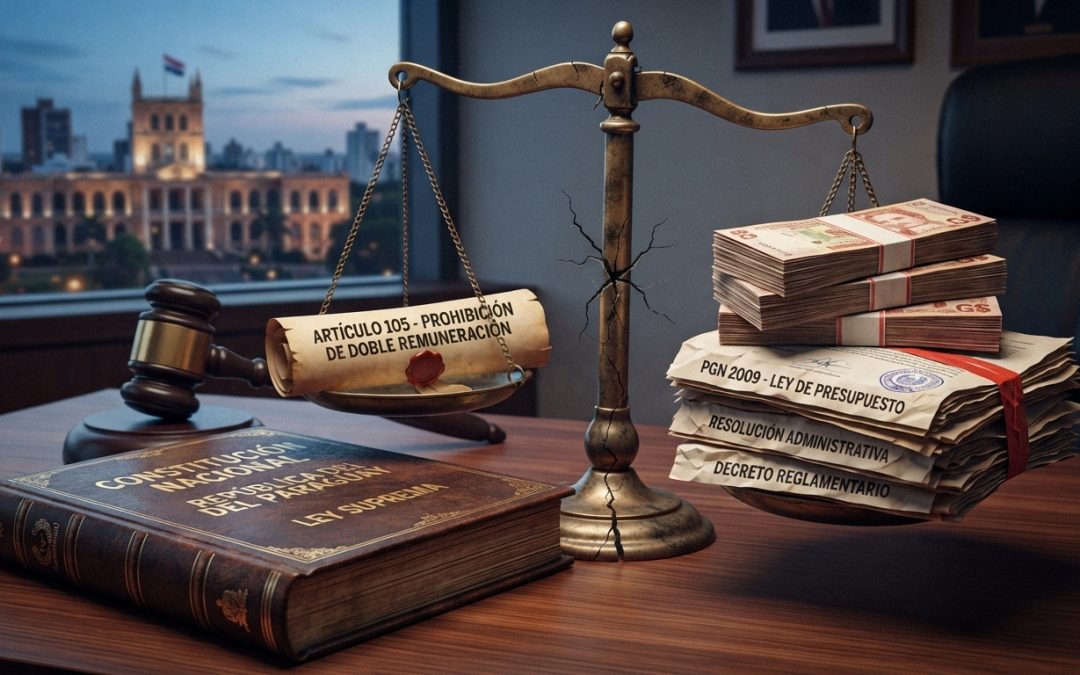 OPINIÓN Y DEBATE: El origen oculto del “triple sueldo” y la violación del Artículo 105  La trampa del PGN 2009: El día que se legalizó la violación del Artículo 105 de la Constitución.de la Constitución