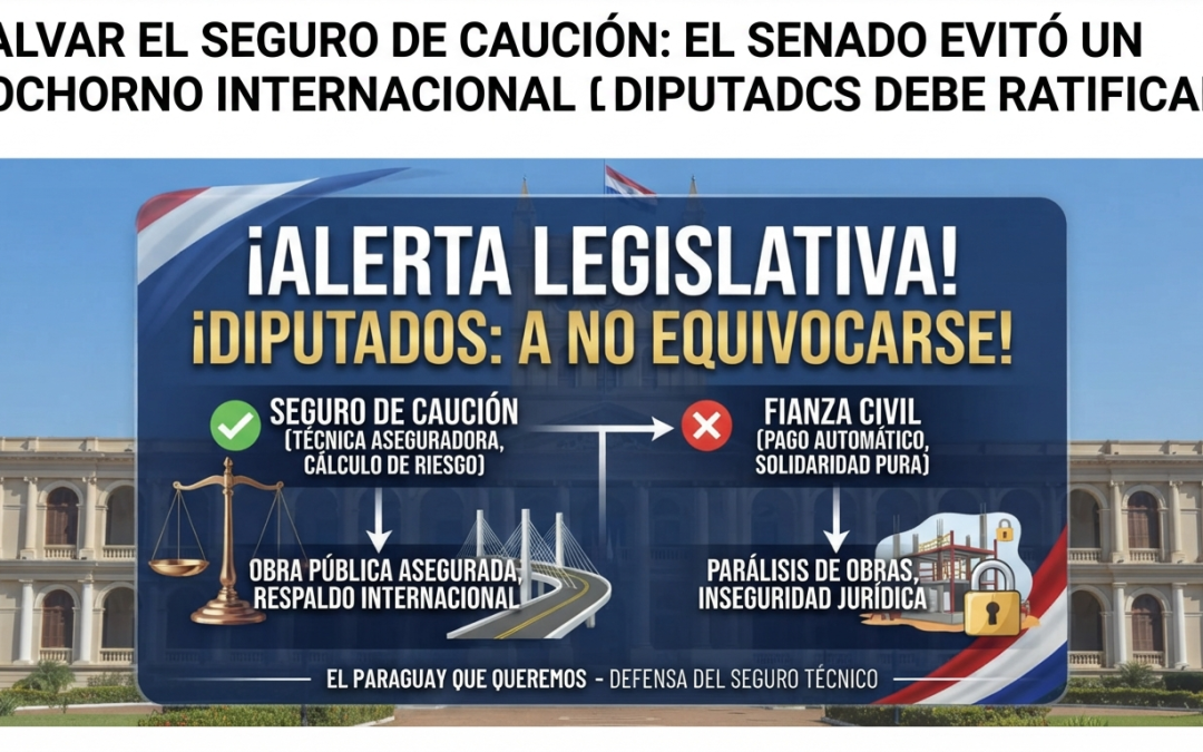 Salvar el Seguro de Caución: El Senado evitó un bochorno internacional que Diputados debe ratificar